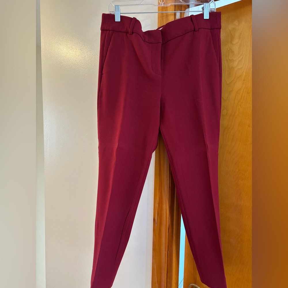 J. Crew Maroon Cameron Pants